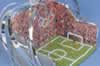 Soccer Stadium Diorama by Sebastian Green: Image