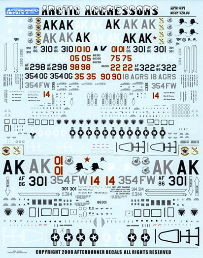 Arctic Agressors Decal Review by Ken Bowes Afterburner Decals 1 48 