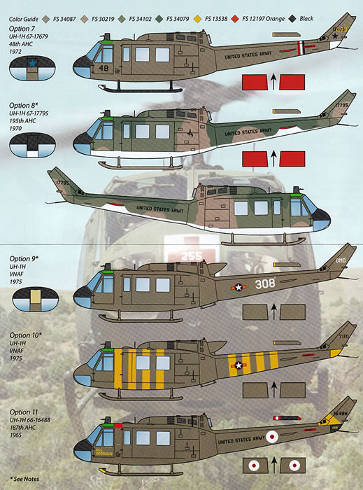 WW Decals 48-16 1//48th UH-1D//H-Vietnam and Beyond
