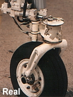 Nose Wheel Detail - Real