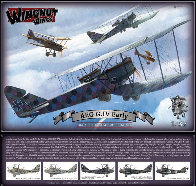 Revue de kit de la dernière maquette wingnut wings, j'ai nommé l'AEG G.IV : 32034%20AEG%20G.IV%20Early%20box%20art