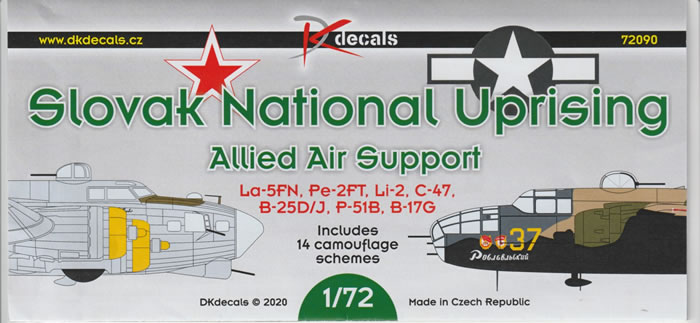 Dk Decals 1 72 Scale Slovak National Uprising Review By Ed Russell And Phill Sporton