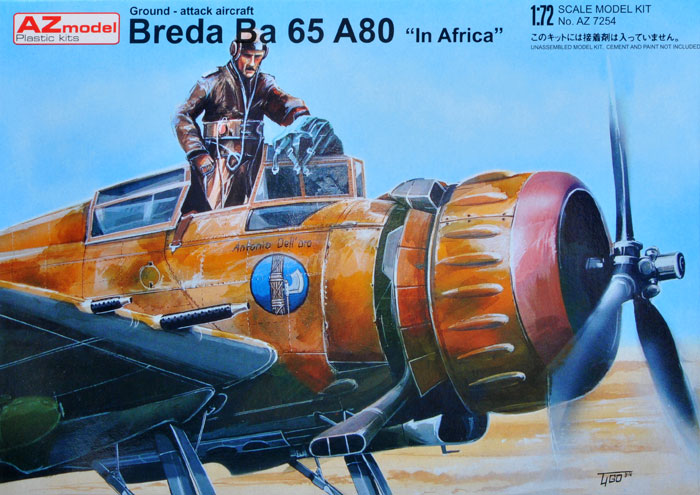Breda Ba 65 A80. AZ Model, 1/72 scale