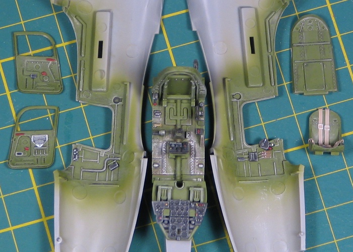 Cockpit Pieces Painted