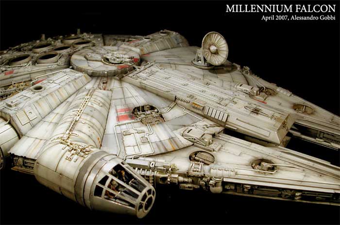 Fine molds online millennium falcon