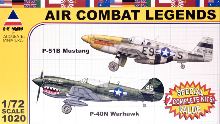 P-51B & P-40N Review by Glen Porter (Accurate Miniatures 1/72)