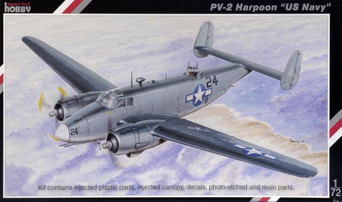 Montex Mini Mask 1:72 PV-2 Harpoon for Special Hobby Spraying Stencil #SM72146 