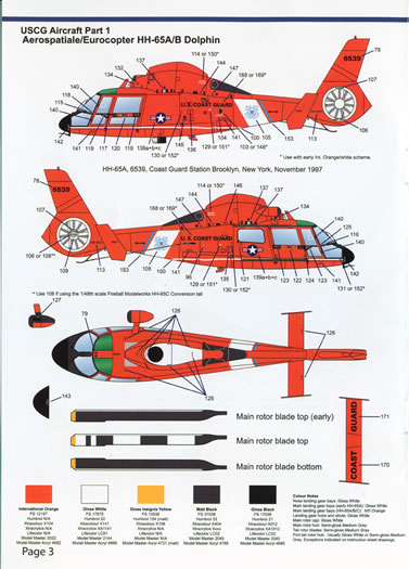Model alliance américaine de 1/48 garde-côtes Choppers part 1 # 48150 
