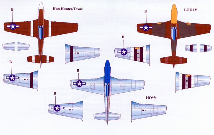 EagleCals Decals 1/32 NORTH AMERICAN P-51D MUSTANG Fighter Part 1