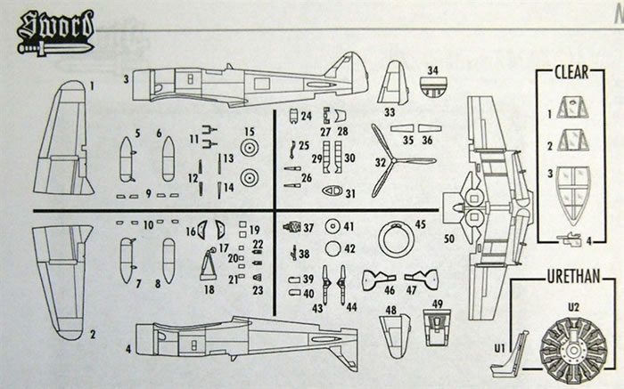 Sword Kit No. 72047 - Nakajima Ki 44-II Shoki (Tojo) Review by