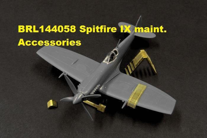 Brengun Models 1/144 SPITFIRE Mk.IX MAINTENANCE ACCESSORIES Photo Etch Set