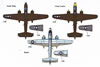 EagleCals 1/32 and 1/48 scale B-25H and B-25 J Decals Review by Brad Fallen: Image