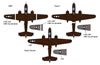 EagleCals 1/32 and 1/48 scale B-25H and B-25 J Decals Review by Brad Fallen: Image