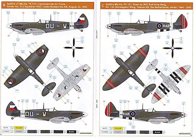 Eduard 1/144 scale Spitfire Mk.IXe Dual Combo Review by Brad Fallen