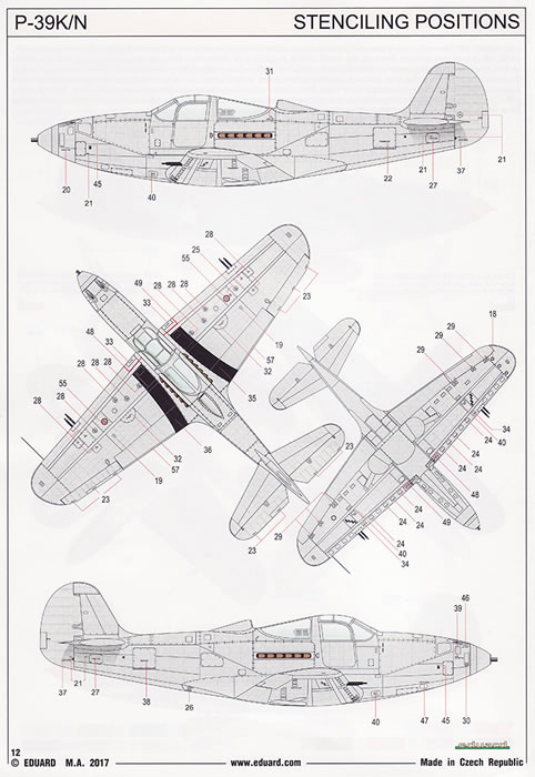 3984161 P-39K/ N Weekend Edition in 1:48 Eduard Plastic Kits