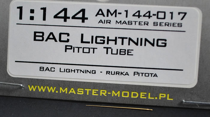 Master 144017 1/144 Metal BAC/EE Lightning F.6 Pitot Tube 