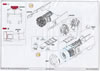 Eduard Brassin Item No. ED648355  Focke-Wulf Fw-190A-4 Engine and Fuselage Guns (for Eduard): Image