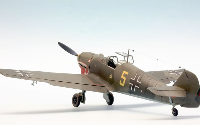 MODELSVIT 1/48 Plastic Kit 6 Décos MESSERSCHMITT Bf-109 D-1 