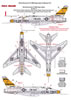 This is a nice set of large decals from Euro Decals covering 4 great NMF schemes for the F-100D airc: Image