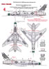 This is a nice set of large decals from Euro Decals covering 4 great NMF schemes for the F-100D airc: Image
