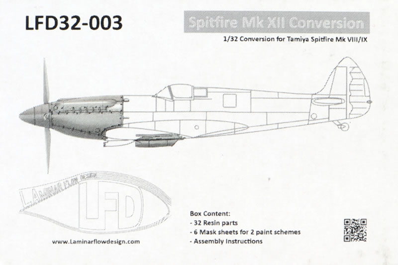 Laminar Flow Design's Item No. LFD32-003 - Spitfire MK.XII Conversion Review by Brett Green