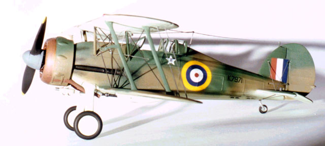Gloster Gladiator by Pablo Pineiro (Lindberg 1/48)