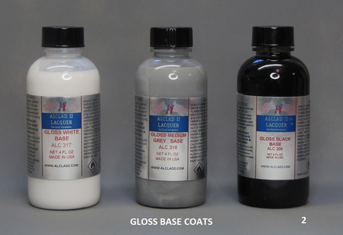 Gloss Medium Gray Base 4 oz. bottle-ALC-316