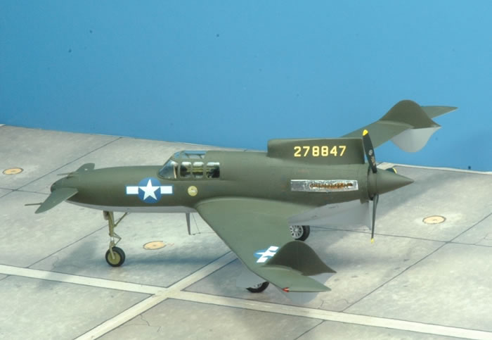 Curtiss xp-55 ascender modelsvit 1/48 plastic kit 