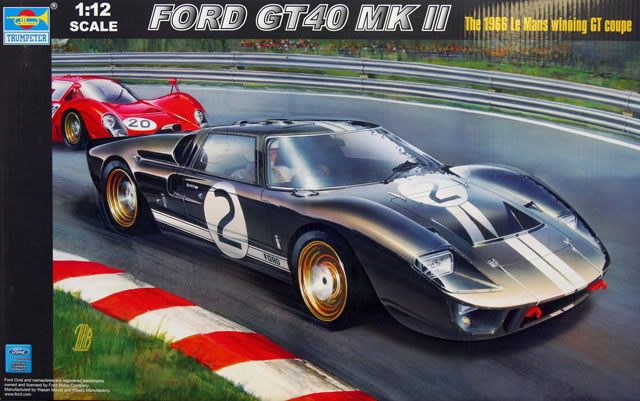 Ford GT40 Mk II Review by Frank McCurdy (Trumpeter 1/12)