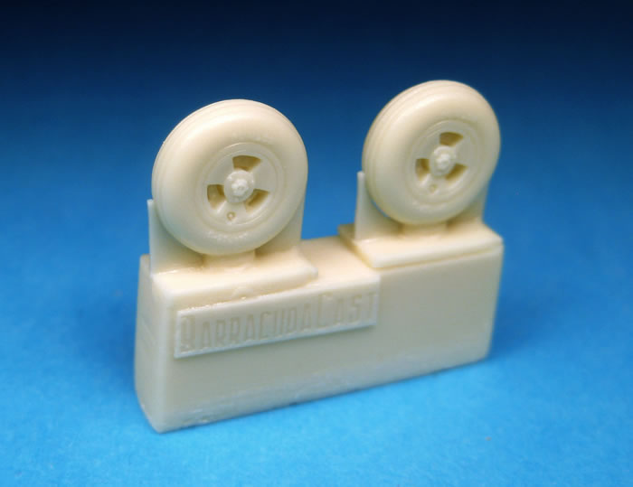 1/72 BarracudaCast Spitfire 3 Slot Wheels - Circumferential Tread-BR72107 1/72 BarracudaCast Spitfire 3 Slot Wheels - Circumferential Tread-BR72107