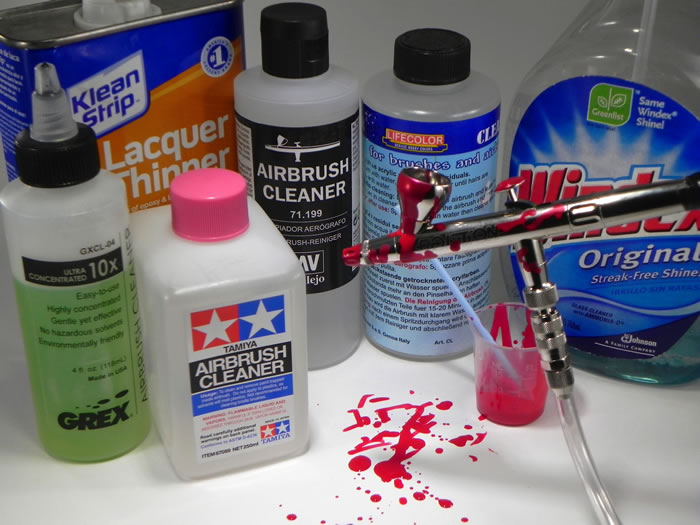 Airbrush Cleaners and Suggestions on Getting the Gunk Out by John Miller