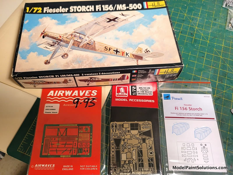 Kit De Masquage Eduard Accessories CX077 - Pour Maquette 1:72 Fieseler Fi 156 Storch - Neuf