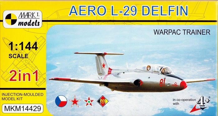 2in1 Mark I Models 1/144 Aero L-29 'Delfin' 'Foreign Users' # 14430 