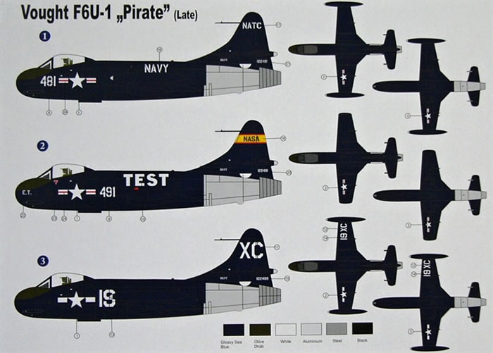 Pavla 1/72 Vought F6U-1 Pirate Canopy # V72090 
