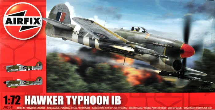 Hobbyboss 1:72 Scale Hawker Typhoon Assembly Authentic Kit 