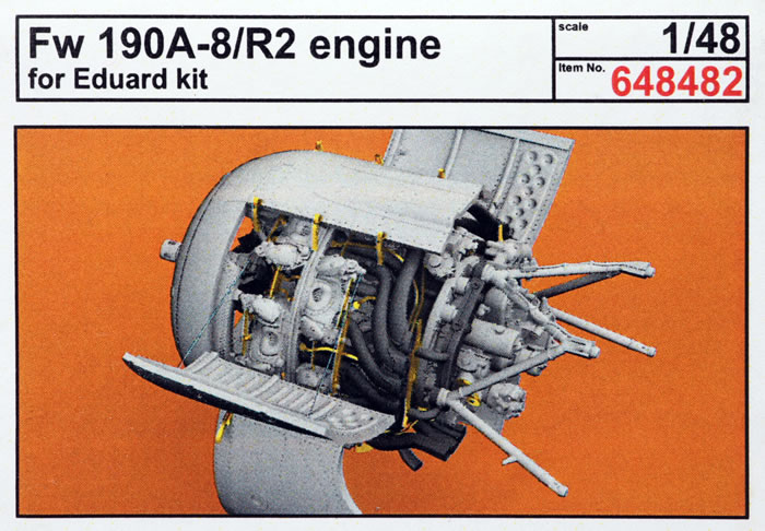 EDUARD BRASSIN 648464 Engine & Fuselage Guns for Eduard Kit Fw190A-8 in 1:48 