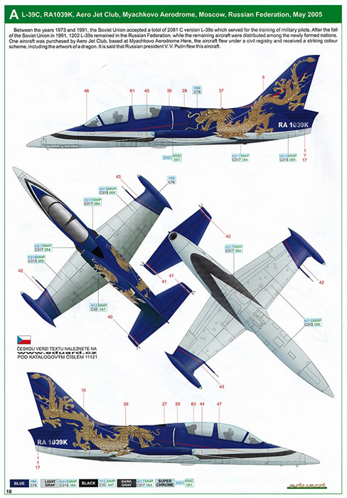 Eduard 11121 1:48th scale Limited Edition Evolution Aero L-39 Albatross