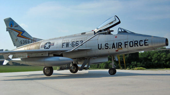 Eduard 1/32 F-100F Super Sabre Paint Masking Sheet for Trumpeter kits 