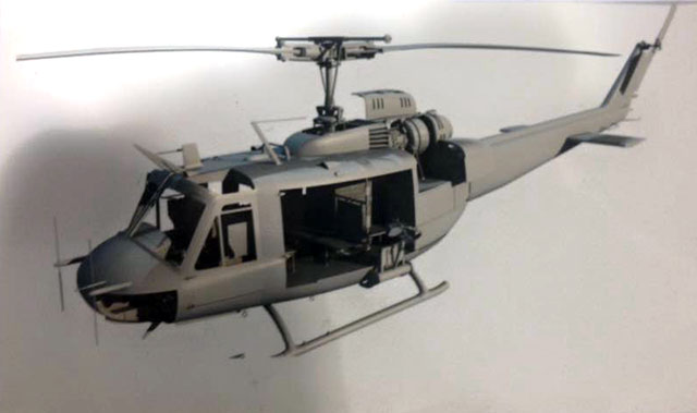 1 35 scale huey helicopter