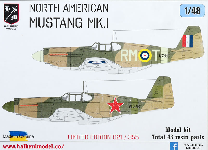 Halberd Models - North American Mustang Mk.I Review by Brett Green