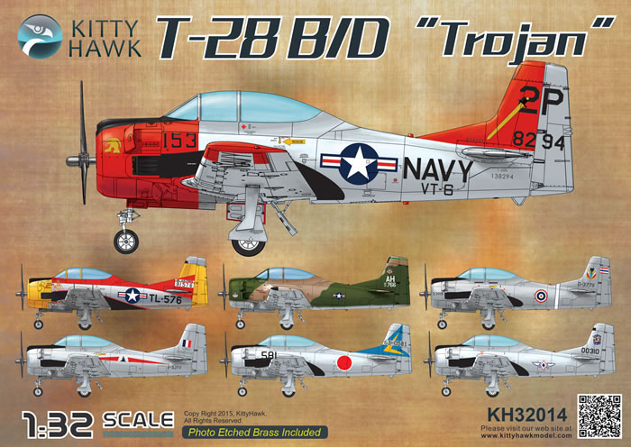 Kitty Hawk 1/32 scale Preview - T-28B/D Trojan