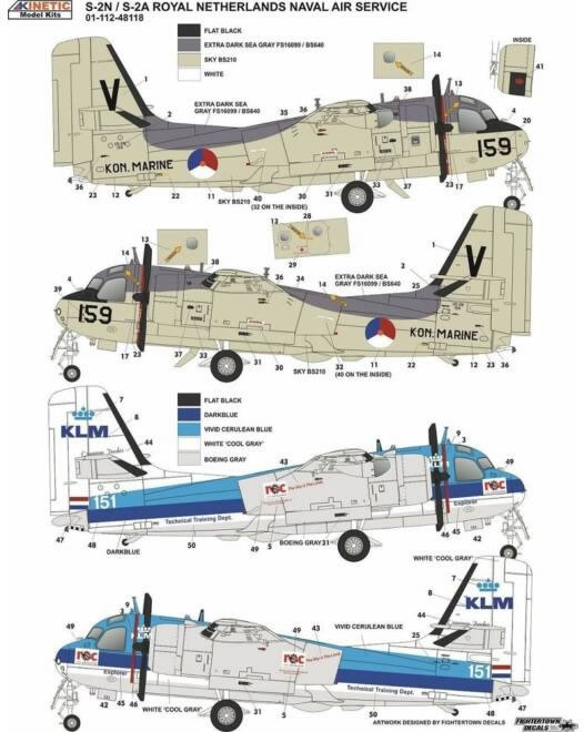 Grumman S-2N/S-2A Tracker Review by Mick Evans (Kinetic Model Kits