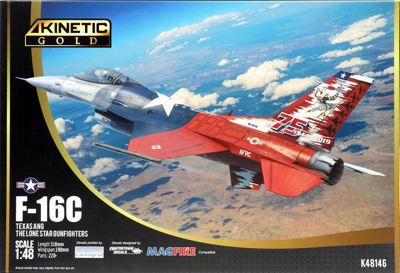 Kinetic Gold Series Item No. K48146 - F-16C Texas ANG The Lone Star  Gunfighters Review by Brett Green