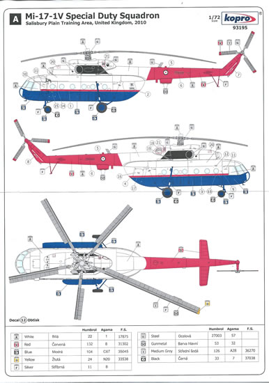 Kopro 1/72 MIL Mi-17 ,Special Duty Squadron" 