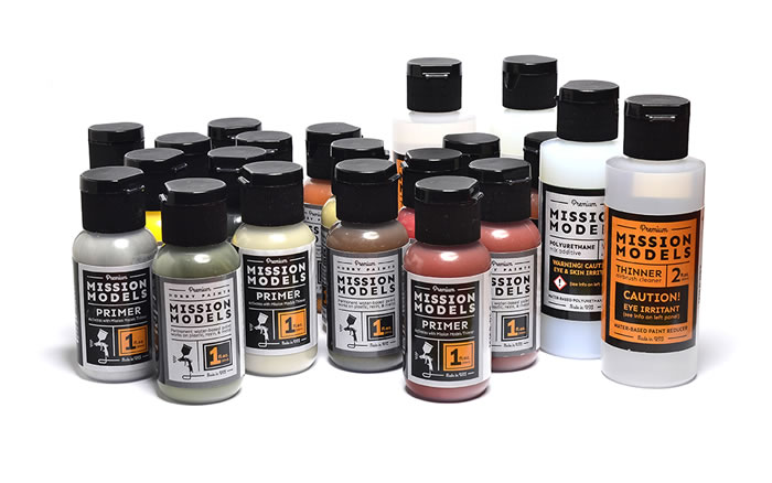 Mission Models Acrylic Non-Solvent Based Scale Model Paint 1oz Choose Your  Color