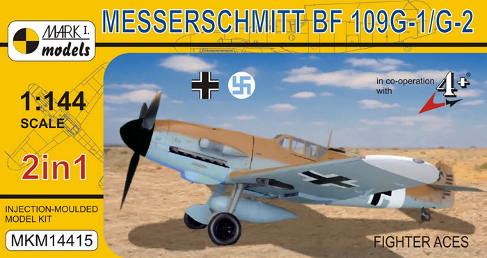 German WWII Fighter Messerschmitt Bf 109 G # Card Model Scale 1/24 # JSC601 