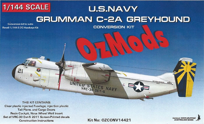 E-2C Hawkeye Late style Propeller Blades 1/144 OZMODS; Grumman C-2A Greyhound 