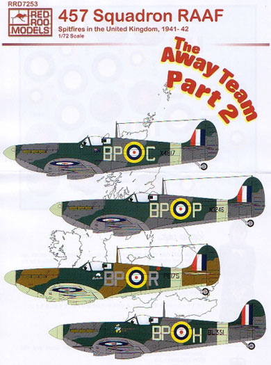 457 Squadron RAAF The Away Team Part 2 Decal Review by Rob 