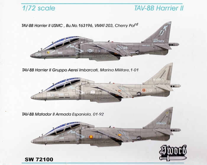 Neu Ätzsatz Eduard Accessories Ss236-1:72 Av-8B Harrier II Plus